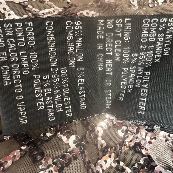 Aqua formal, SZ 6, rose gold, sequins gown. - Picture 11 of 15